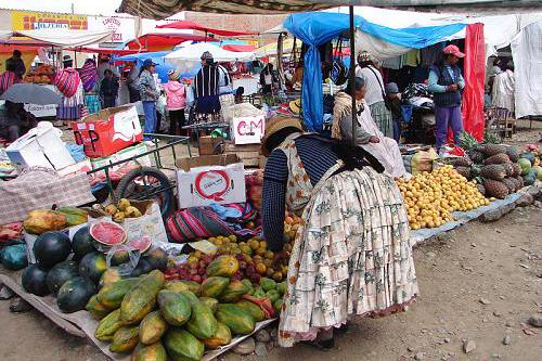 Poulin trh na El Alto